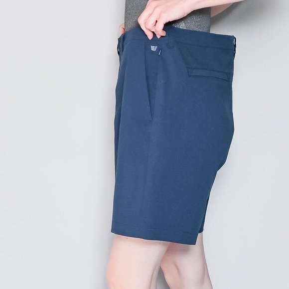 MACK WELDON Maverick Tech Chino Short in Navy Blue NWOT 38W - Picture 5 of 6